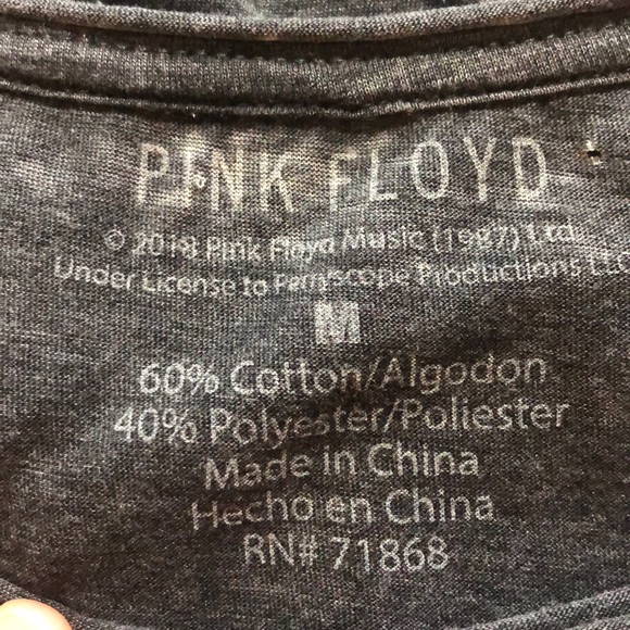 Pink Floyd gray tee size medium - Picture 6 of 6
